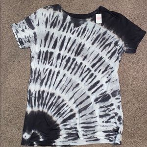 NWT PINK Gray Tie-Dye Tee